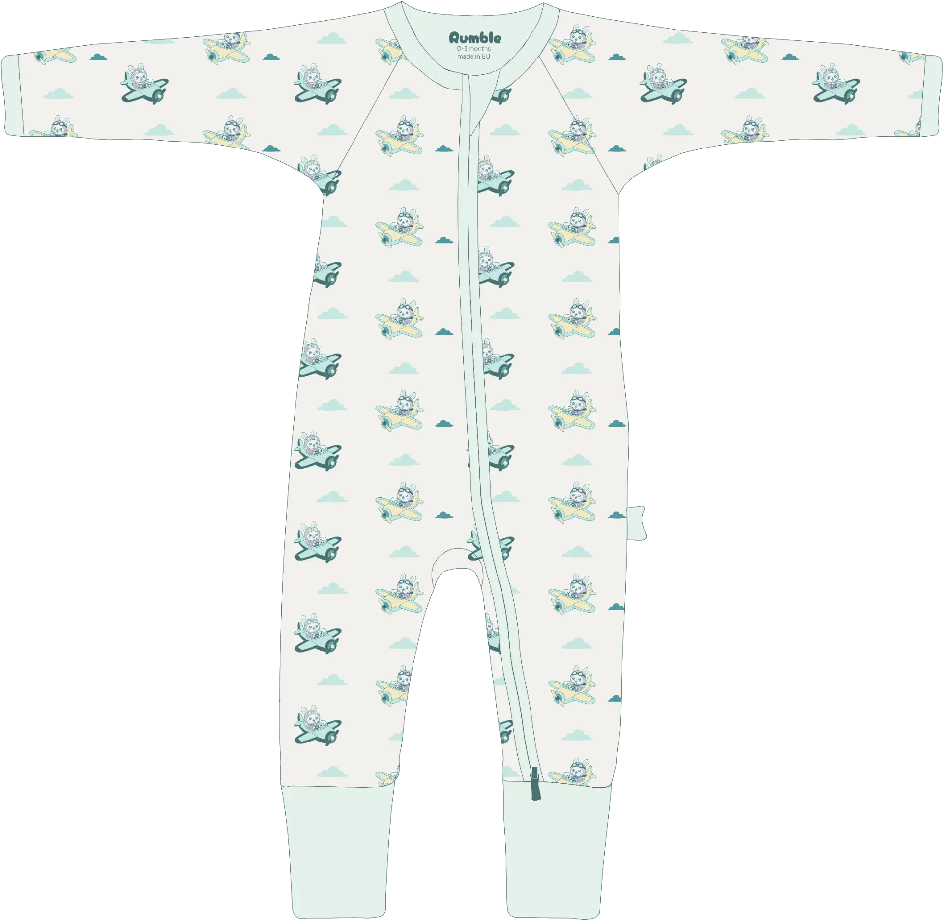 Little Aviator custom print onesie